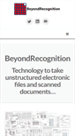 Mobile Screenshot of beyondrecognition.net